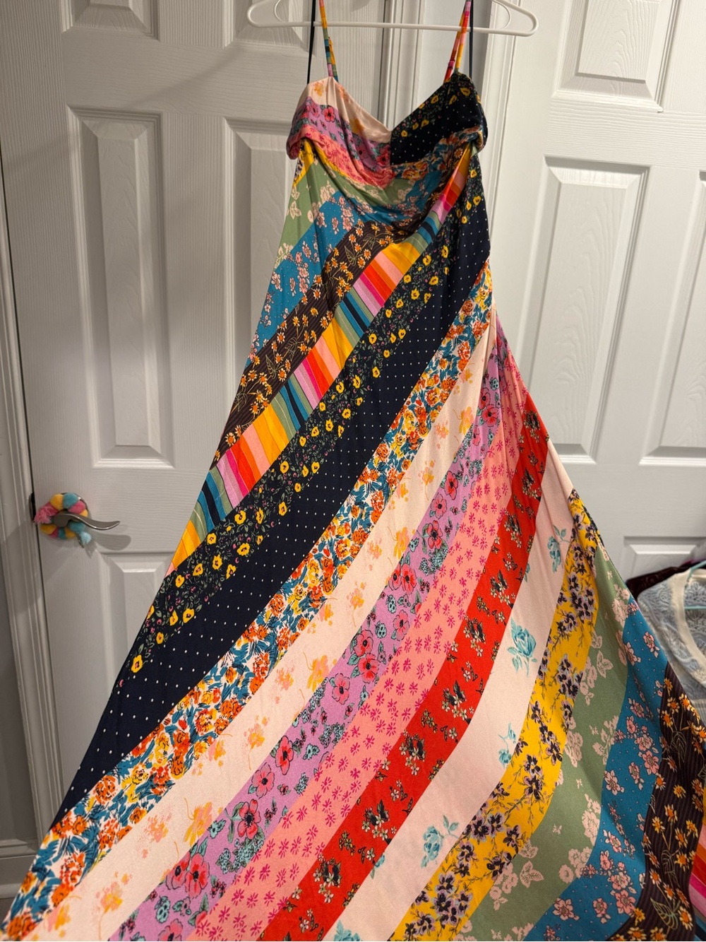 Free People Multicolor Striped Floral Maxi Dress - Picture 2 of 5